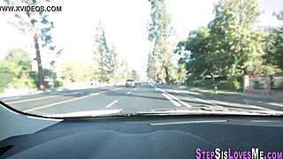 Young and innocent looking Latina stepsister gets naughty in this video