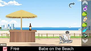 Point and click adventure with an anime babe on a tropical island