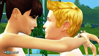 Beautiful 3D animated sex in the great outdoors with your loved one