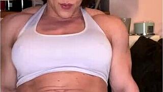 Muscular amateur gets tossed around by a dominant MILF in POV
