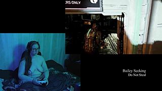 Commented gameplay of Naked Dead Space playthrough with big boobs and long hair