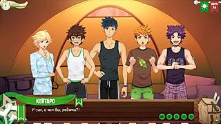 Young gay scouts earn badges in this Russian-dubbed anime