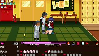 The manager serves all okeyutei in this hentai game, part 1