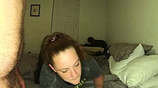 Beautiful wife gives great blow job to big cock