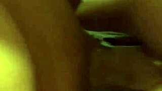 A European Latina gets to experience a big dick in her mouth and vagina