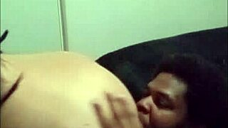 Amateur Prince Rocky enjoys a homemade Latina birthday surprise