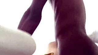 Straight hunk stretches gay fortes ass