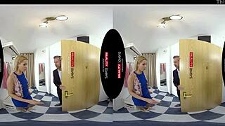 Beautiful blonde MILF in hot scene with cum shot and anal sex
