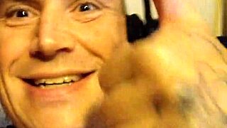 Single man pleasuring himself with lubricant