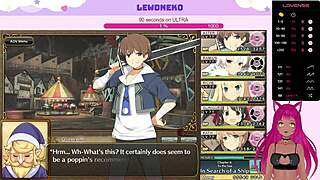 Steamy solo session with Vtuber Lewdneko in Evenicle