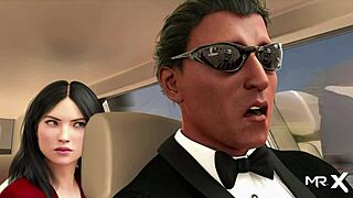 3D animated porn game called Fashion Business