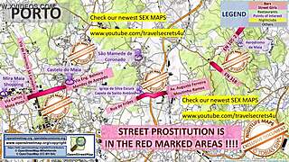 European sex map: Portuguese prostitutes and massage parlours