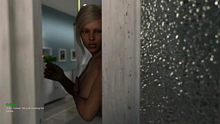 3D animated porn with red-haired curvy girl