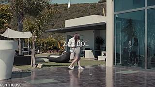 Zoe doll gets her pussy pounded in doggy style