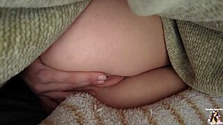Solo masturbation with a taboo twist: pussy slapping and fingering