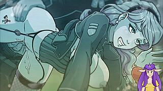 Shaved pussy gets pounded in hardcore anime sex scene