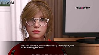 3D game with Mary's expert handjob and deepthroat skills