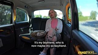 Public taxi ride turns into a wild hardcore session
