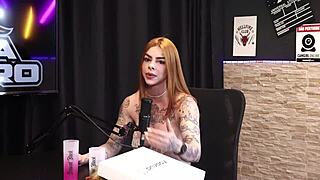 Brazilian teen Ruiva Braba shows off her body and tattoos