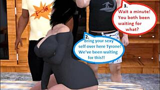 Hotwife gets her husband dominated by a personal trainer in a 3D comic