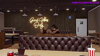 18-year-old Asian teen gets deepthroat and creampie at work
