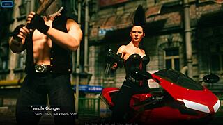 Horny sluts and prudes in 2042 Los Angeles game
