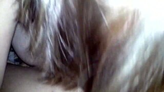 An Italian girlfriend gives a sloppy blowjob