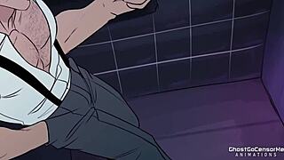 Hot gay action: blowjob and anal sex in an anime-style compilation