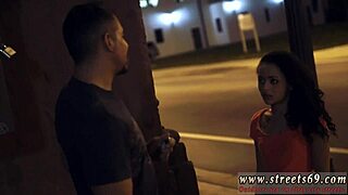 Big tits blonde masturbates in car bondage scene