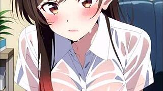 Chizuru Mizuhara's virginity journey in hentai part 3