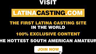 Red-haired hot Latina gets her dream job in a porn industry