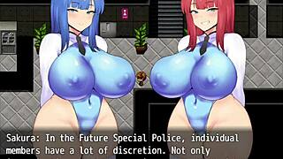 Police and sakura take down thugs in rural area