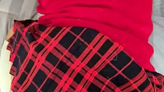 Young student seduces classmate for hot and taboo action