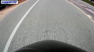 Public restroom quickie with a risky blow job on the side of the road