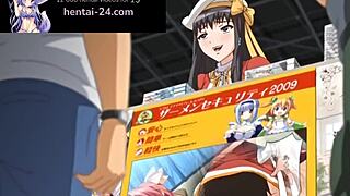 Hot animated hentai with public and busty scenes in English
