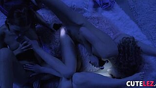 Amateur teens get naughty during a power outage at a party