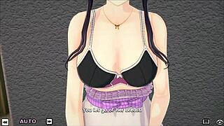 Hentai3D game with a special harem class called Violet