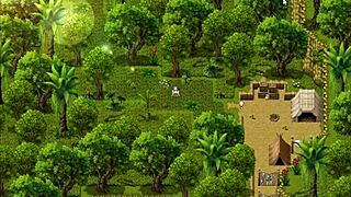 Chris plays another round of Hentai game with a blonde in the woods
