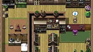 A slutty witch gets examined in this hentai game. Part 1