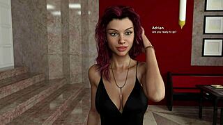 3D animated POV video with athletic action