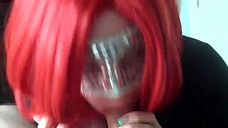 Amateur redhead wife handles big cock well