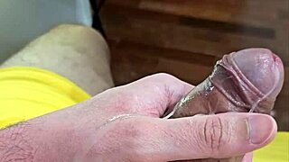 Young and straight amateurs having fun with cum shots
