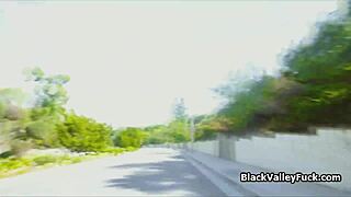 Finding black beauty on the street for a hot audition