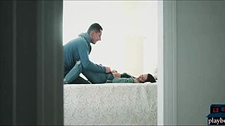 Hot sex in the cold weather with a steamy blowjob and deep throat action