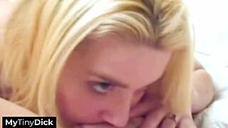 Blonde babes indulge in threesome of licking and sucking