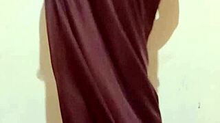 Shilpa Bhabhi's masturbation scene with an emphasis on her body