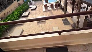 Public pussy lover gets blown by fair-haired teen outdoors