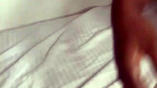 Ebony girlfriend satisfies her ex with big black cock