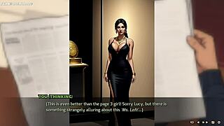 3D game of Lara Croft's big tits and hardcore sex