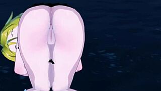 Anna's wet vagina can cast a spell of pleasure - Shaman King